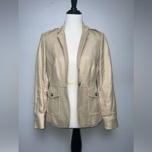 Elegant Beige Women's Blazer